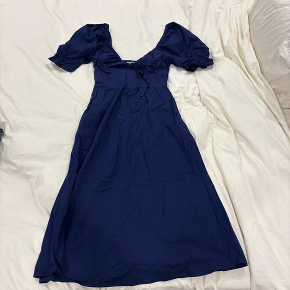 Hill House Ophelia Dress - Navy Blue - Picture 4 of 8